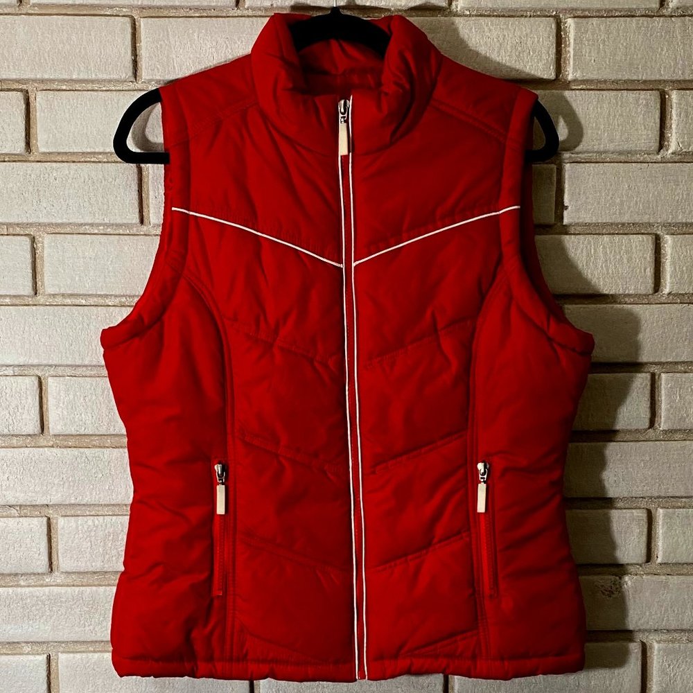 Red Paris Blues Puffer Vest